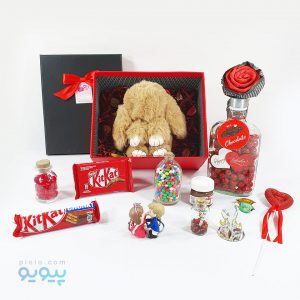 پک ولنتاین با عروسک خرگوش لاکچری