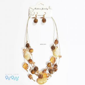نیم ست زنانه گردنبند و گوشواره