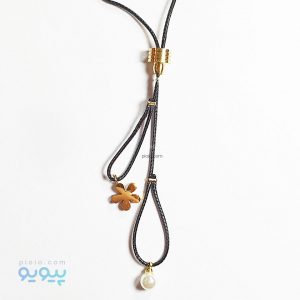 گردنبند و گوشواره طرح برگ