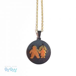 گوشواره و گردنبند طرح دختر و پسر