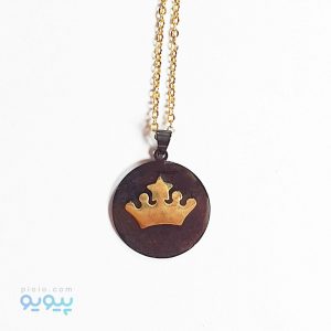 گردنبند و گوشواره طرح تاج