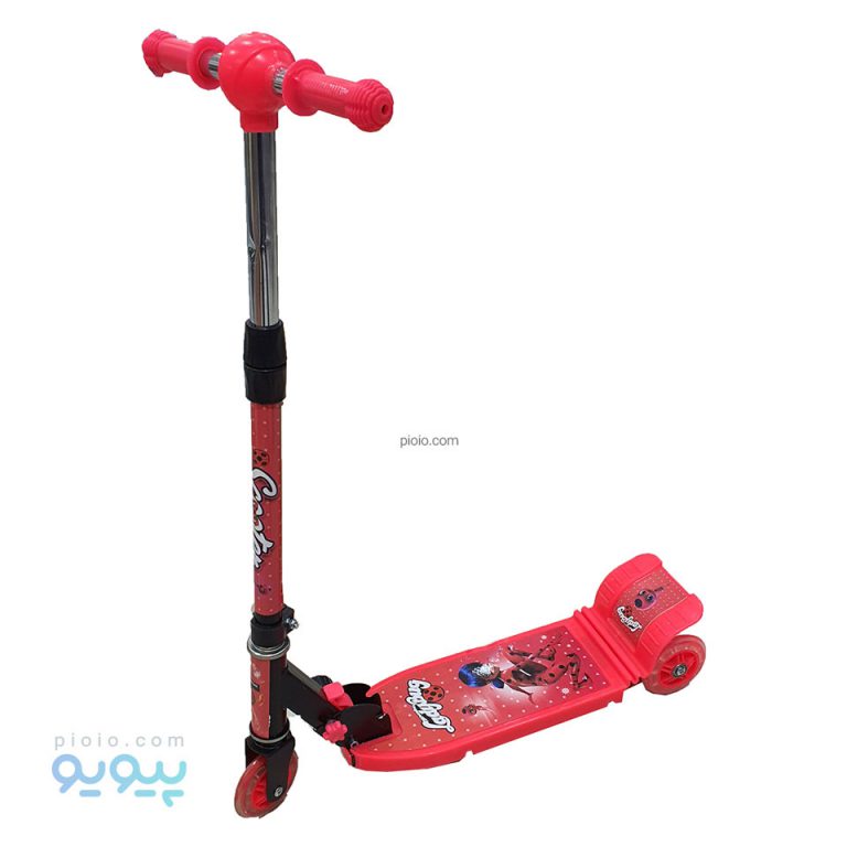 اسکوتر فلزی طرح دختر کفشدوزکی مکسو آیتم 5803 عمده و کارتنی-پیویو