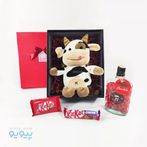کادو تولد با عروسک گاو شکمو