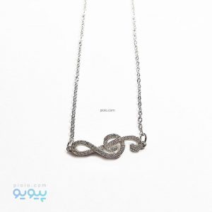 گردنبند زنانه طرح نت موسیقی