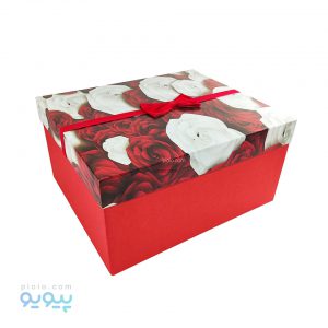 جعبه هدیه 10 عددی طرح گل سرخ
