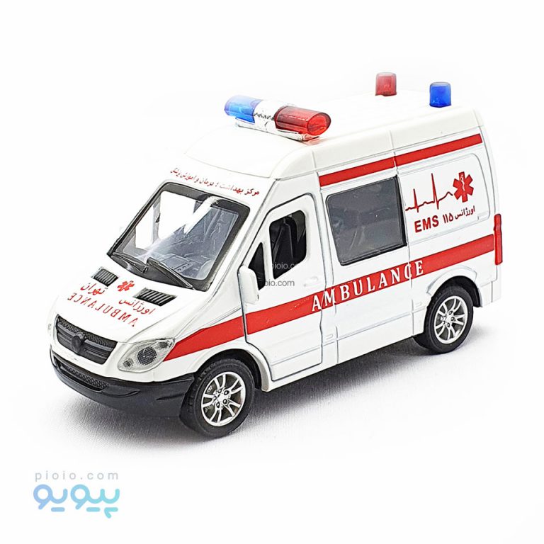 ماکت ماشین فلزی آمبولانس 115