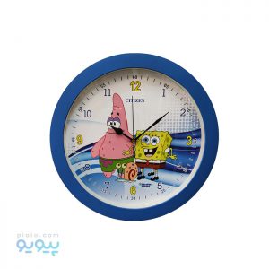 ساعت دیواری طرح باب اسفنجی