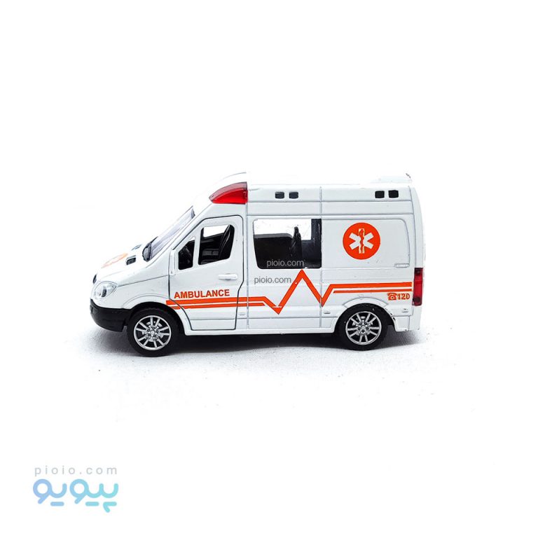 ماشین فلزی آمبولانس آیتم sk8310-پیویو