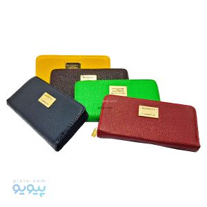 کیف پول و موبایل زنانه جادار چرم مصنوعی
