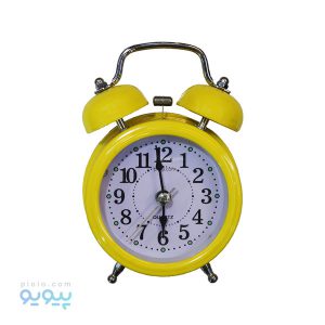 ساعت رومیزی فانتزی زرد