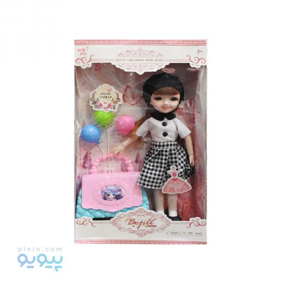 عروسک دختر با کیف دستی