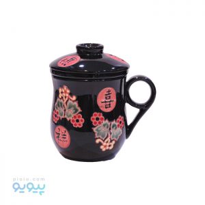دمنوش طرح گل و خط چینی