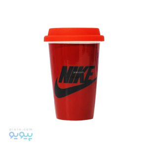 ماگ سرامیکی طرح Nike با درب سیلیکونی
