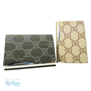 کیف جاکارتی چرمی فلزی مدل موج