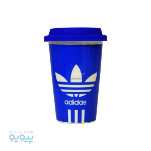 ماگ سرامیکی طرح adidas با درب سیلیکونی
