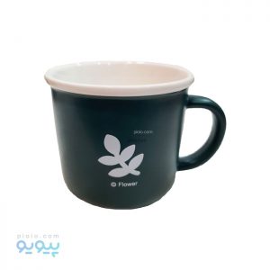 ماگ سرامیکی رنگی مدل flower