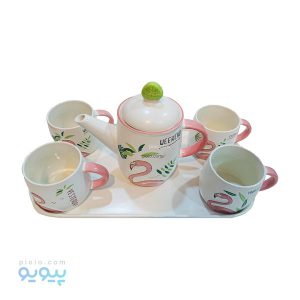 سرویس چای خوری طرح فلامینگو