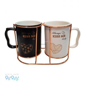 ماگ ست خانم و آقا طرح kiss me