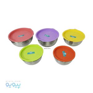 ست 5 عددی کاسه سالاد استیل