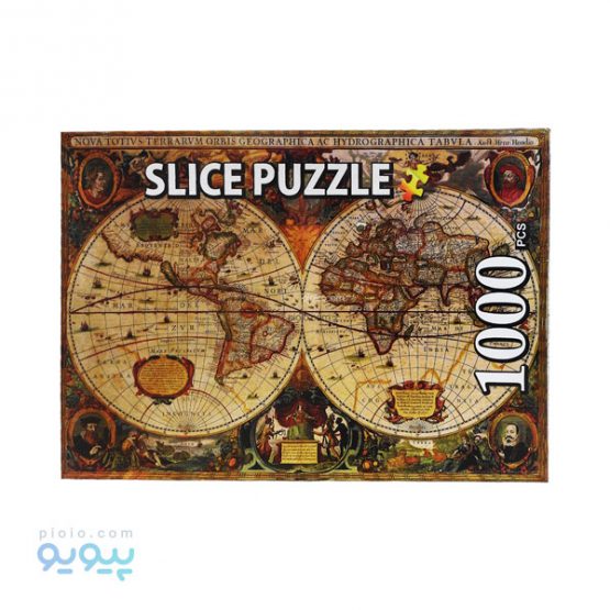 پازل 1000 تکه طرح نقشه جهان
