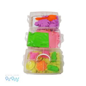 شن جادویی چهار رنگ space sand