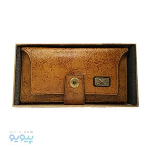 کیف پول چرمی مردانه دکمه دار KARA