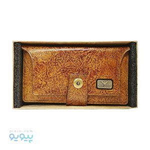 کیف پول چرمی دکمه دار KARA LEATHER