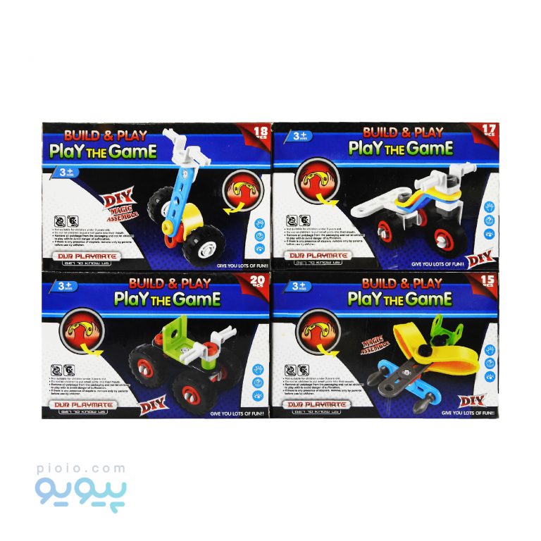 پک 4 عددی ساختنی Dur playmate-پیویو