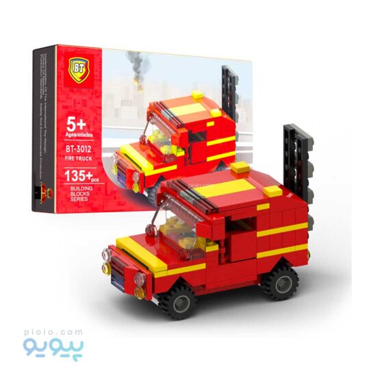 پک لگو ساختنی مدل آتش نشان BT3011 Firefighters عمده و کارتنی-پیویو
