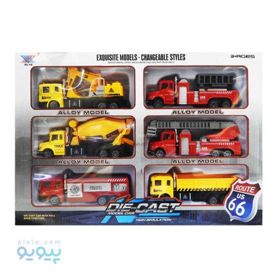 پک اسباب بازی ماشین سنگین DIE CAST