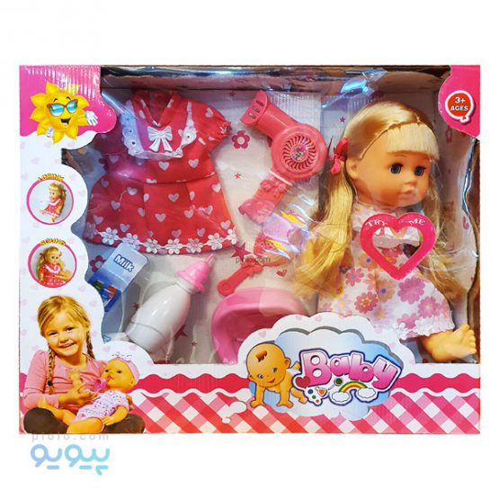 عروسک دختر بچه مدل Baby کد 2011