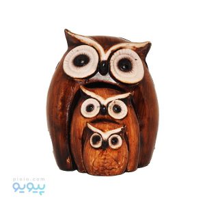 مجسمه دکوری طرح جغد 3 عددی