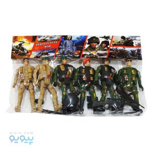 اکشن فیگور سرباز 6 عددی یوسف تویز ایتم 1010عمده و کارتنی-پیویو