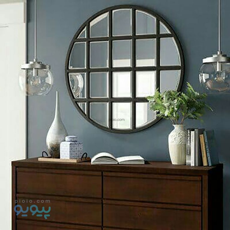 آینه دکوراتیو پنجره ای گرد
