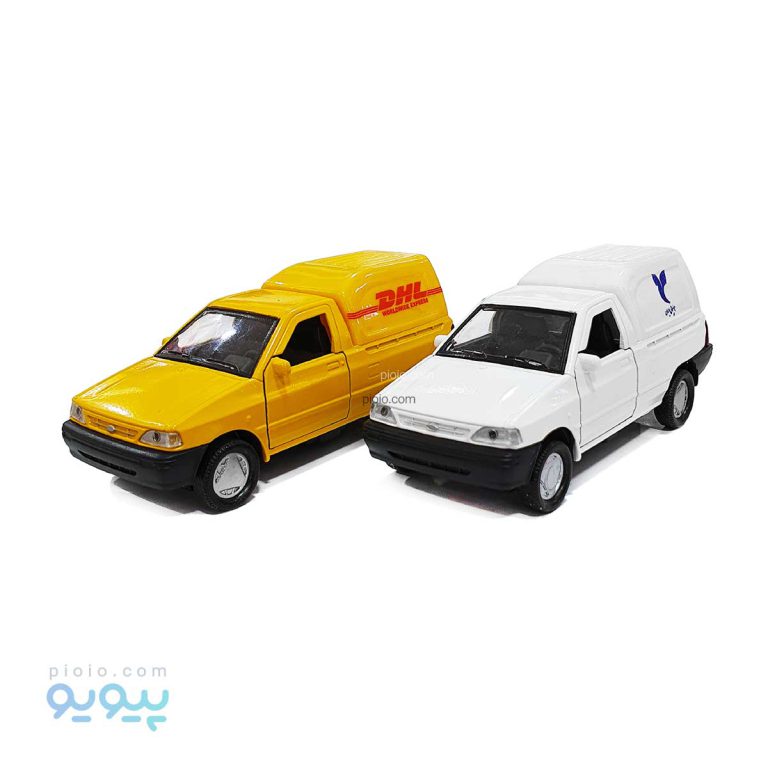 ماکت ماشین فلزی پراید وانت کابین دار پست طاها تویز 1512DHL عمده و کارتنی_ پیویو
