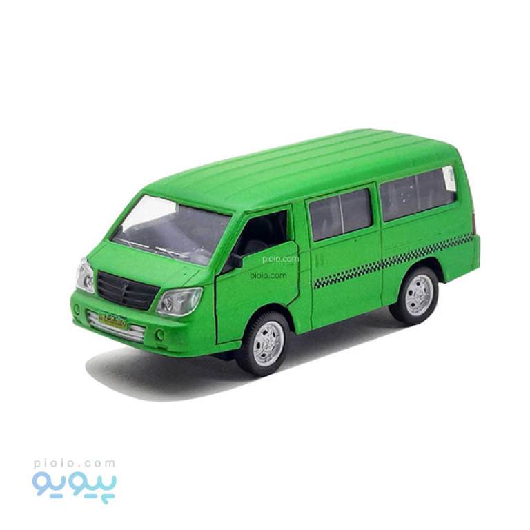 اسباب بازی ماشین فلزی ون تاکسی سبز آیتم 1516 طاها تویز عمده و کارتنی_پیویو
