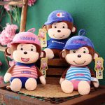عروسک میمون کلاه آبی CHAMPION