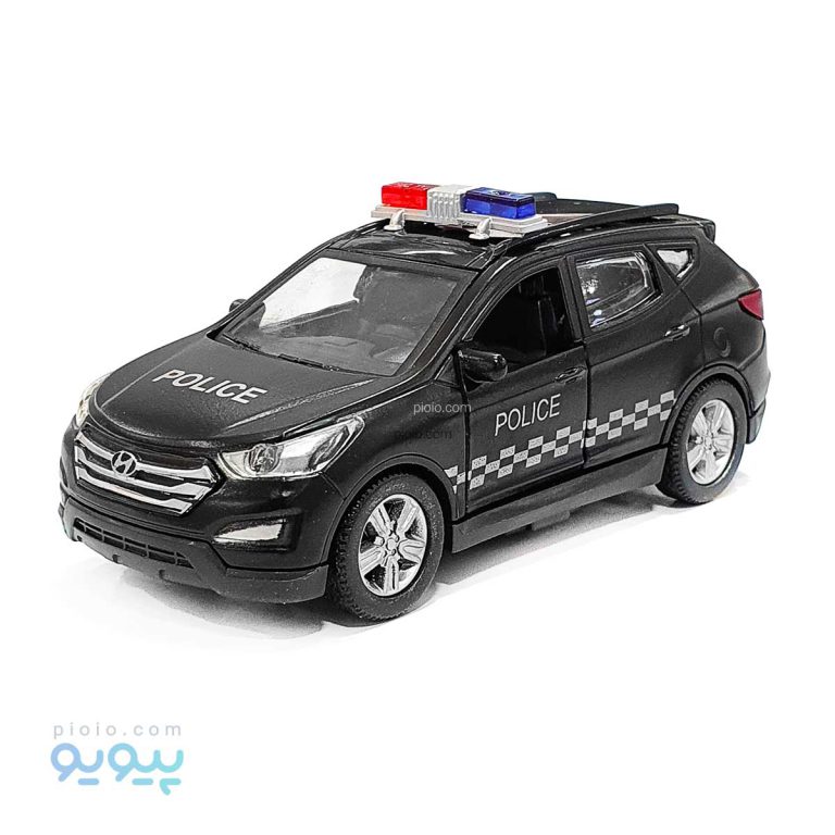 ماکت ماشین فلزی سانتافه پلیس طاها تویز 1502p عمده و کارتنی_پیویو