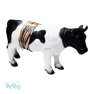 فیگور گاو سفید مشکی farm set