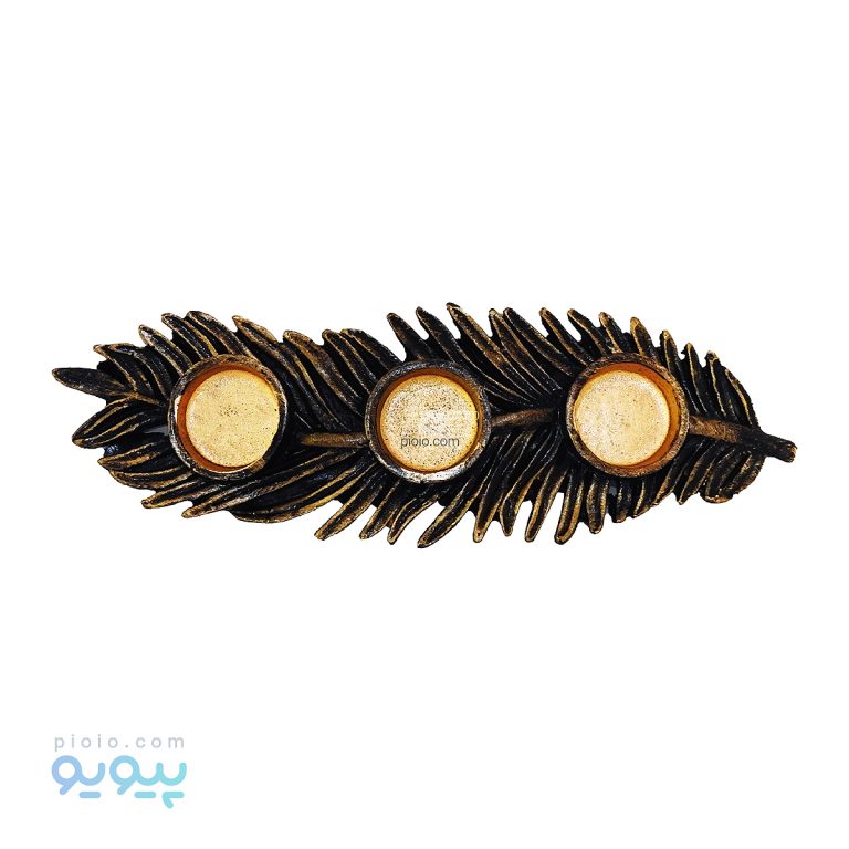 جاشمعی سه شعله طرح برگ