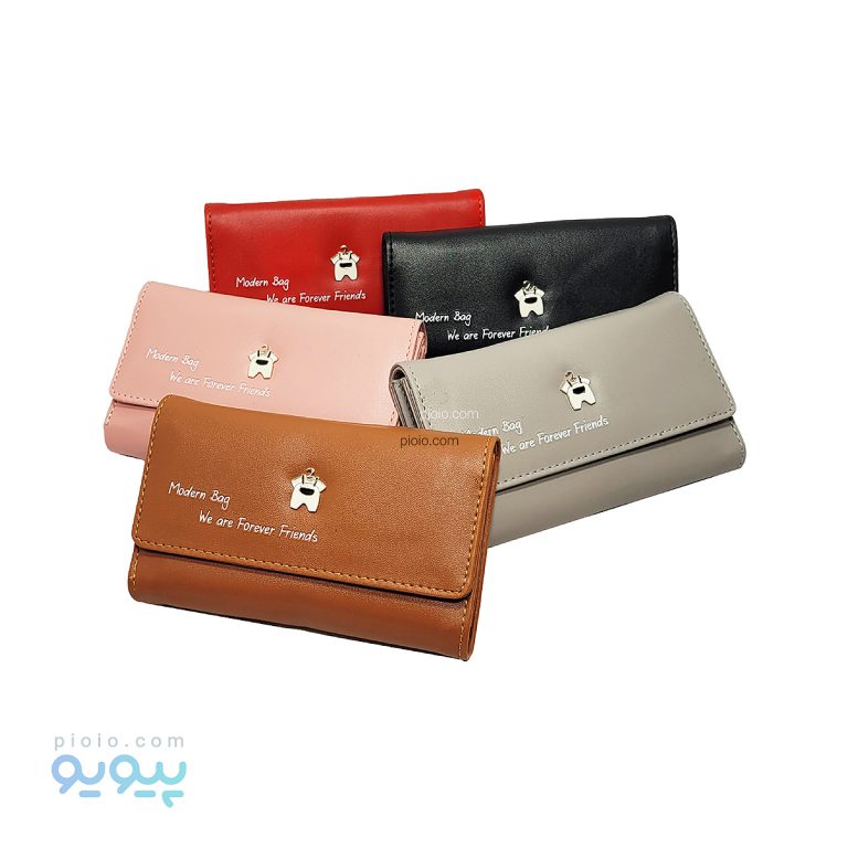 کیف پول سه لت مدرن طرح لباس کودک