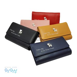 کیف پول فانتزی سه لت طرح گربه