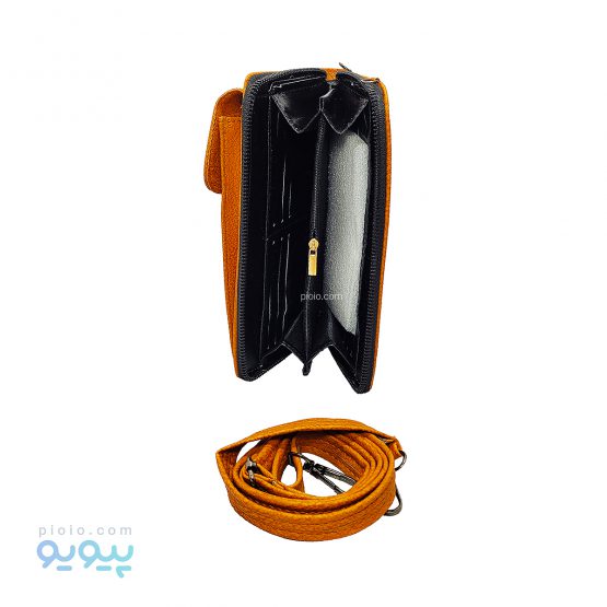 کیف پول چرم HERMES رودوشی کد1257