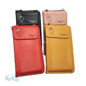 کیف موبایل پاسپورتی چرم modern rabbit