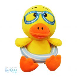 عروسک اردک با عینک و تیوپ شنا