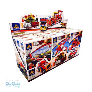 مجموعه 9 عددی لگو طرح آتش نشان کد KY80516 عمده و کارتنی-پیویو