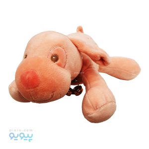 عروسک سگ خوابیده قلاده دار