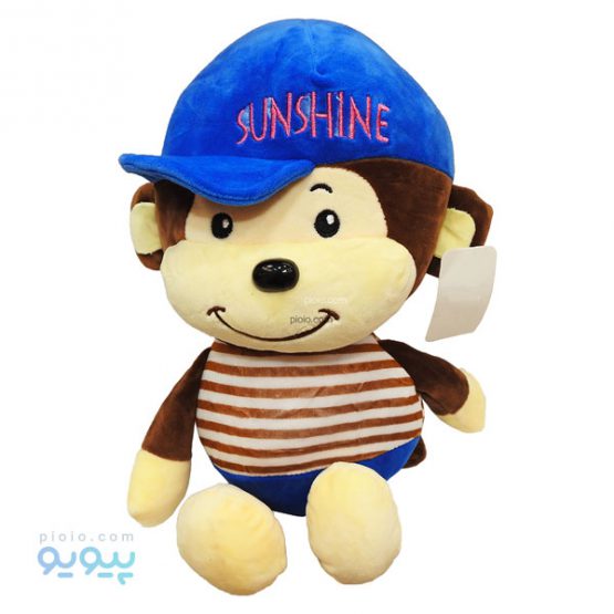 عروسک میمون کلاه دار مدل SUNSHINE