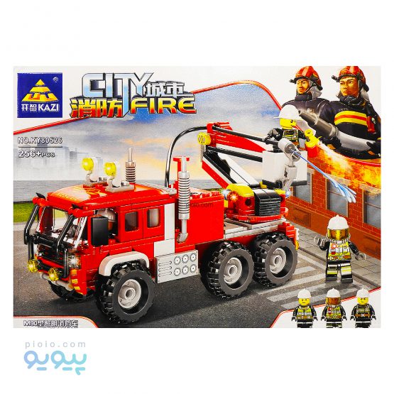 لگو 256 قطعه کامیون آتش نشانی کد KY80526