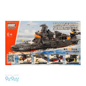 پک 4 عددی لگو ساختنی وسایل نقلیه جنگی TRANSFORM 8765-پیویو